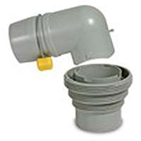 ADAPTER SEWER W/ELBOW