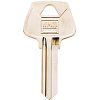 HY-KO 11010S3 Key Blank, Brass, Nickel, For: Sargent Cabinet, House Locks