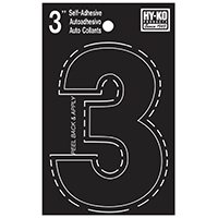 HYK-30403 NMBR HO 3 VINYL 3 BLK