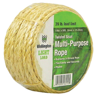 16212 SISAL ROPE 1/4IN 50FT