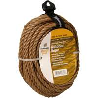 Wellington 25662 Rope; 3/8 in Dia; 50 ft L; 173 lb Working Load;