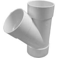3" STYRENE WYE S&D