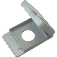 77121 PVC SINGL RECEPT CVR SRC