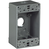 COO-1116-SP OUTLET BOX 1GANG 3