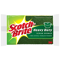 Scotch-Brite 425 Scrub Sponge, 4-1/2 in L, 2.7 in W, 0.6 in Thick,