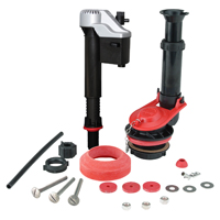 Korky 4010MP/PK Toilet Repair Kit, Plastic/Rubber, Black/Red, For: Fix