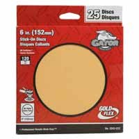 3243 6IN GOLD STICKONDISC 120G