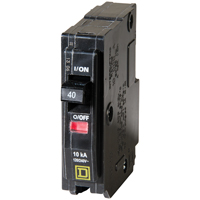 SQD-QO140 BREAKER 1P40A 3/4IN