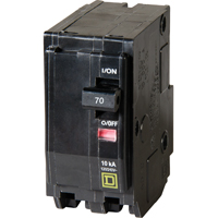 SQD-QO270 BREAKER 2P 70A 1-1/2