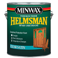Minwax 13205 Satin Helmsman Int/Ext Spar Urethane | Clear | 1 Gal