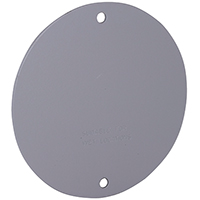 HUB-5374-0 ROUND BLANK COVER 4 W