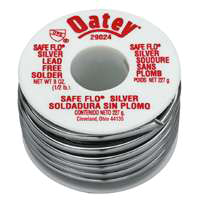 Oatey Safe-Flo 29024 Wire Solder, Silver, 1/2 lb
