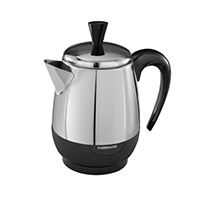 FARBERWARE FCP240 Electric Percolator, 2 to 4 Cups Capacity, 1 W, Stainless