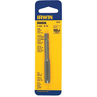 IRWIN 8334 Thread Tap, 8 mm- 1.25 Thread, Plug Tap Thread, 4-Flute, HCS