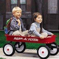 RADIO FLYER METAL WAGON RED