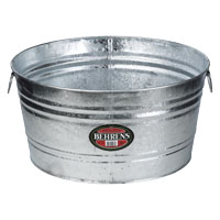 WASHTUB HOTDIP RND 11 GAL