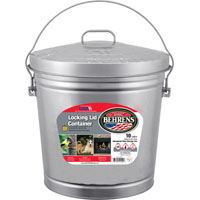 10GAL GALV METAL GARBAGE PAIL