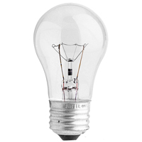 Feit Electric BP40A15/CL/CAN Incandescent Bulb, 40 W, A15 Lamp, Medium E26