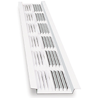 SOFFIT VENT LOUVERED 8FT WHITE