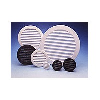 PLW-100 1" RD WHT PLASTIC LOUVER