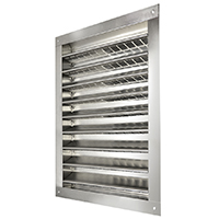LOUVER RETANGULAR 12 X 18 RECESS