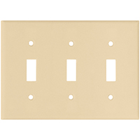 2141V-BOX IVRY SWITCH PLATE 3G