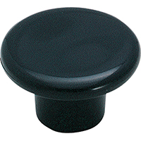 KNOB CABINET 1-1/4IN PLST BLK