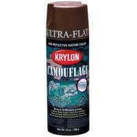 PAINT SPRAY CAMO FLAT BRN 12OZ