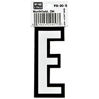 LETTER HOUSE E 3-1/4IN REFL