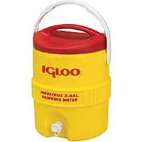 IGLOO 400 Series 00000421 Water Cooler, 2 gal Tank, Lever Spigot,