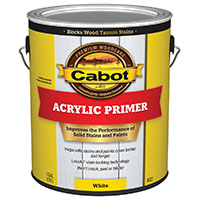 CABOT PRIMER ACRYLIC WHITE GL