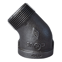 ELBOW 45 DEG STREET BLACK1-1/4