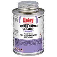 Oatey 30780 Primer/Cleaner, Liquid, Purple, 4 oz Pail