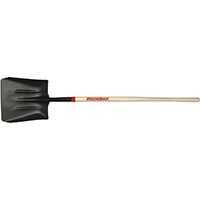 SHOVL COAL SQ PT ST/WD HDL48IN
