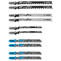 T-SHANK JIGSAW BLADE ASST 10PK