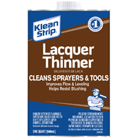 Klean Strip QML170SC Lacquer Thinner, Liquid, Characteristic Ketone, Clear,