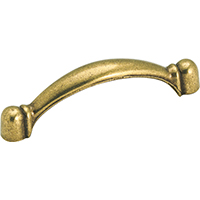 Amerock BP3441BB Cabinet Pull, 3-7/16 in L Handle, 1-1/8 in H Handle, 15/16