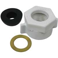 ProSource PMB-472 Ballcock Nut, Plastic, White, For: Ballcock