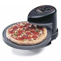 OVEN PIZZA ROTATING BLK 120V