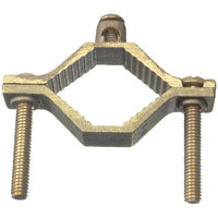 Halex 36020 Ground Clamp, 10 to 2 AWG Wire, Bronze, 3.38 in W x 3.63 in H