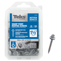 21404 TEKS ROOFING SCREWS 9X1-1/