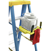PAIL SHELF STEP LADDER PLASTIC