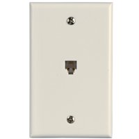 TW1001SW WALL JACK SINGLE W