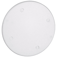 4052-WHT COVER PLASTIC 4IN