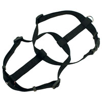PETMATE 17210 Adjustable Pet Harness, Black