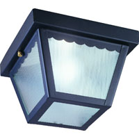 FIXTURE PORCH CMNT 1LT BLACK