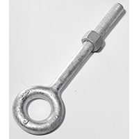 EYE BOLT W/NUT 5/8X4IN GALV