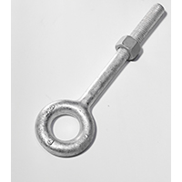 EYE BOLT W/NUT 5/8X6IN GALV