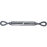 TURNBUCKLE EYE/EYE 3/8X6 GALV
