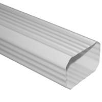 DOWNSPOUT 3X4IN WHITE VINYL